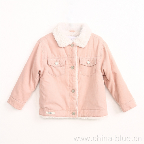 Girl's corduroy antum soft jacket